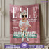 Personalized ELLE-Inspired Baby Blanket – Custom Fashion Cover with Photo, Name & Quote